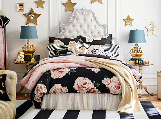 Emily And Meritt Parisian Bed Of Roses Bedroom Pbteen