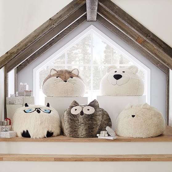 Fox FauxFur Critter Beanbag PBteen