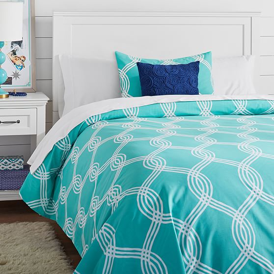 Infinity Stripe Duvet Cover + Standard Sham PBteen