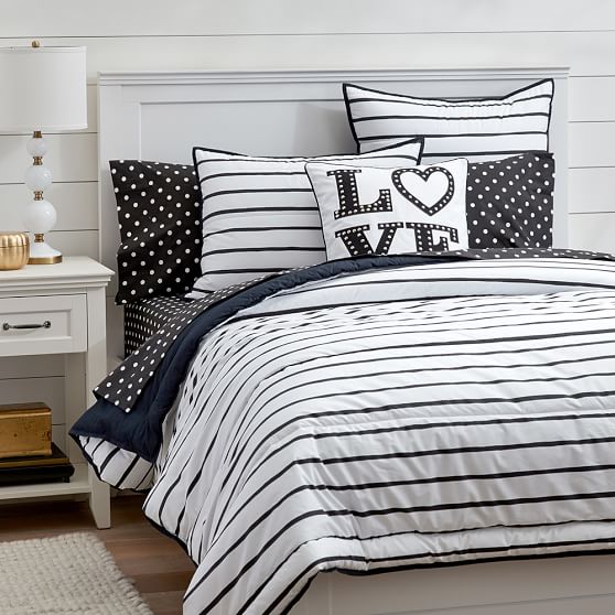 Market Stripe Comforter Sham Pbteen