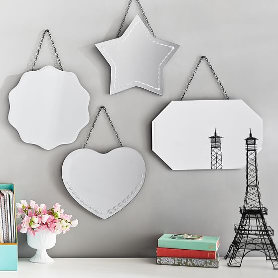 Vintage Frameless Mirrors PBteen