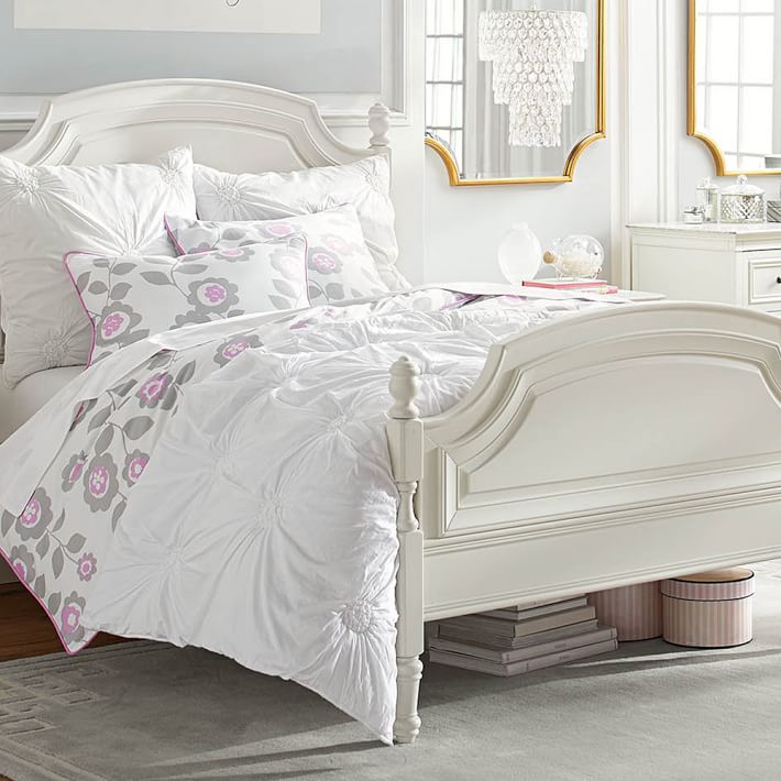 Pink And Gray Paisley Duvet Cover Pbteen Quicklook
