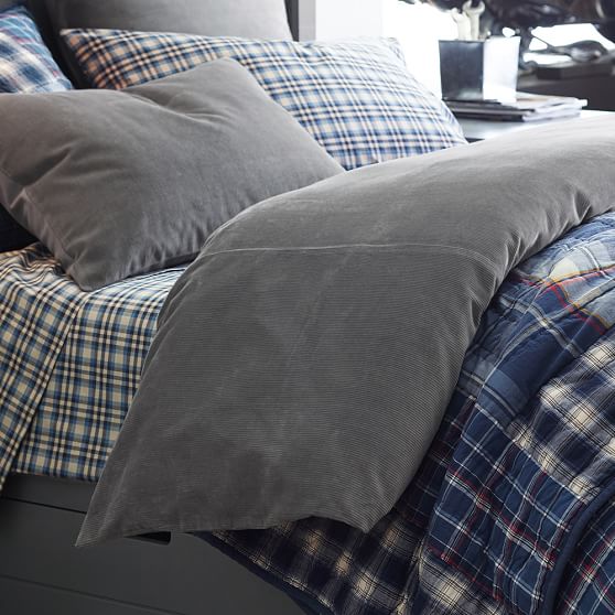 Emerson Corduroy Duvet Cover + Sham PBteen