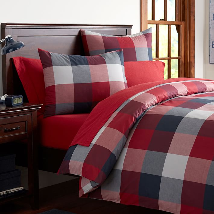 Champion Check Duvet Cover Sham Pbteen