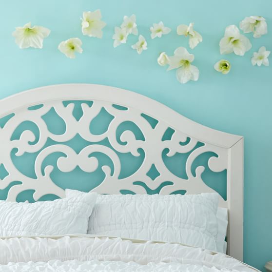 Floral CutOut Headboard PBteen