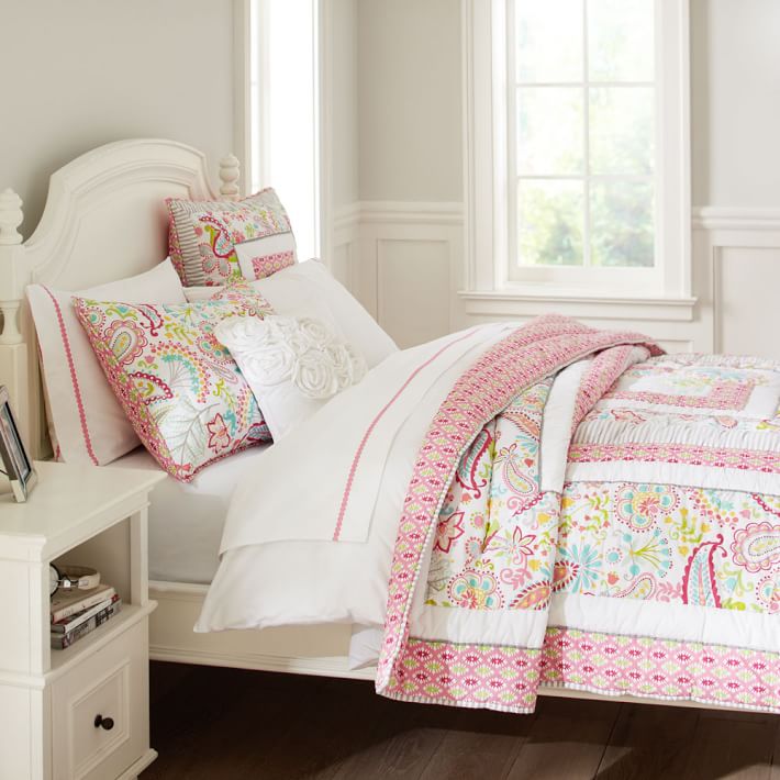 Swirly Paisley Quilt Sham Pbteen