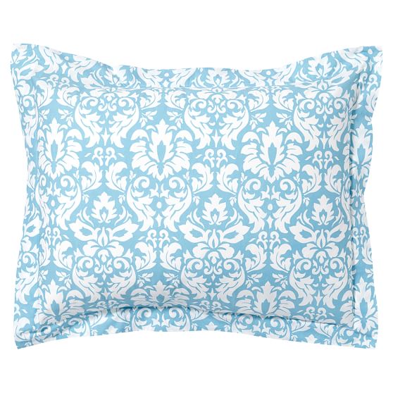 Damask Duvet Cover Sham Sky Blue Pbteen Alternate View