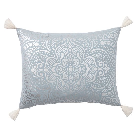 Metallic Medallion Pillow Covers | PBteen