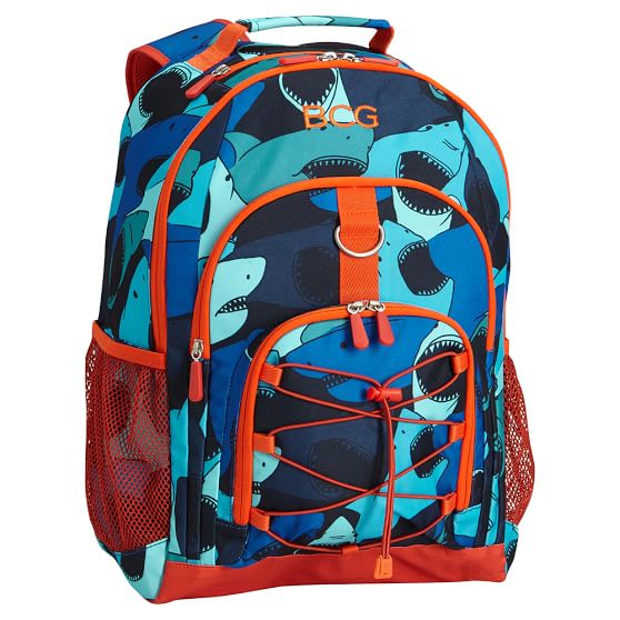 Gear-Up Blue Tossed Sharks Backpack | PBteen